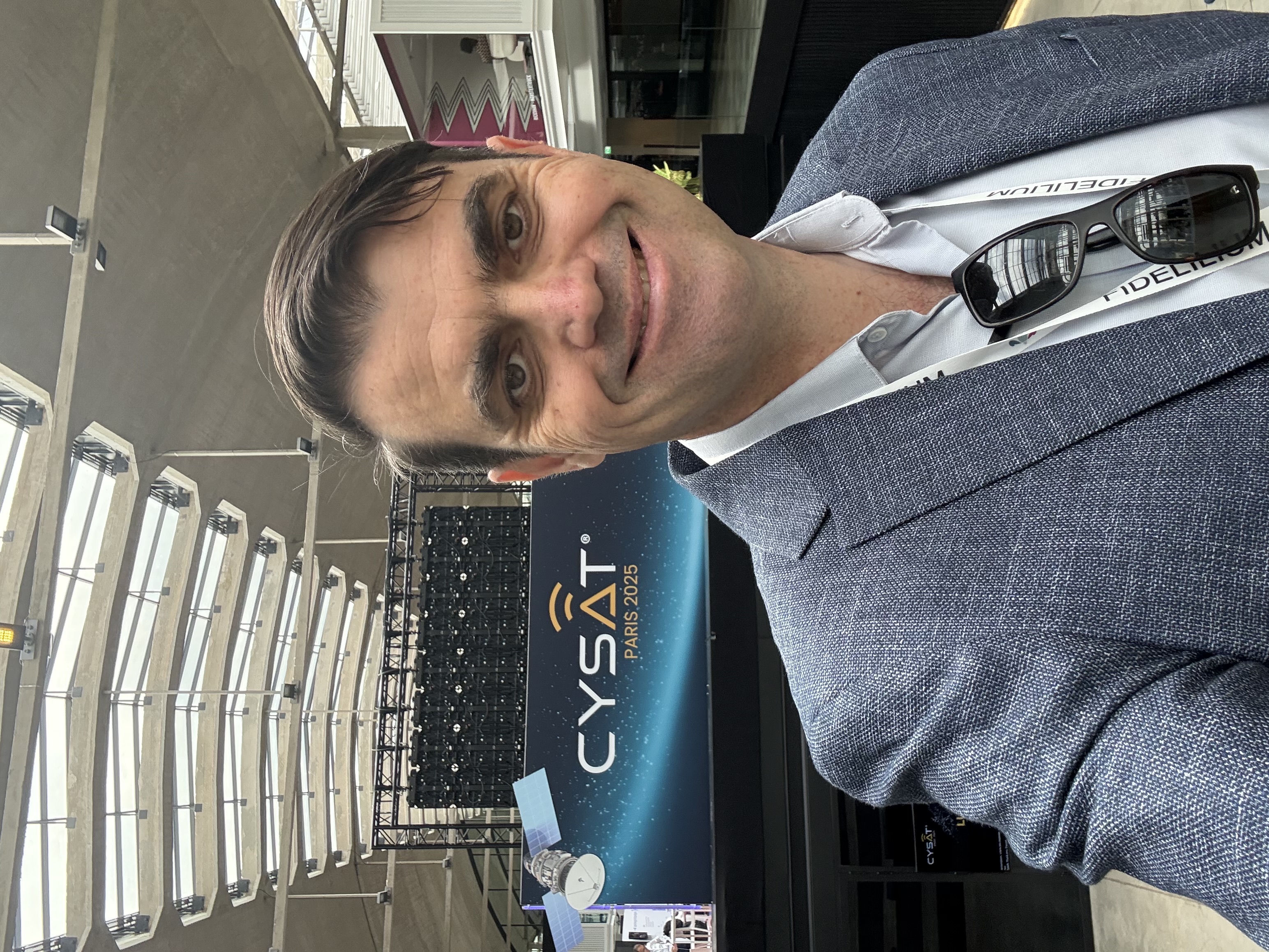 Nicolas Malbec le CEO de FIDELILIUM est présent au salon CYSAT - Espace et cybersécurité